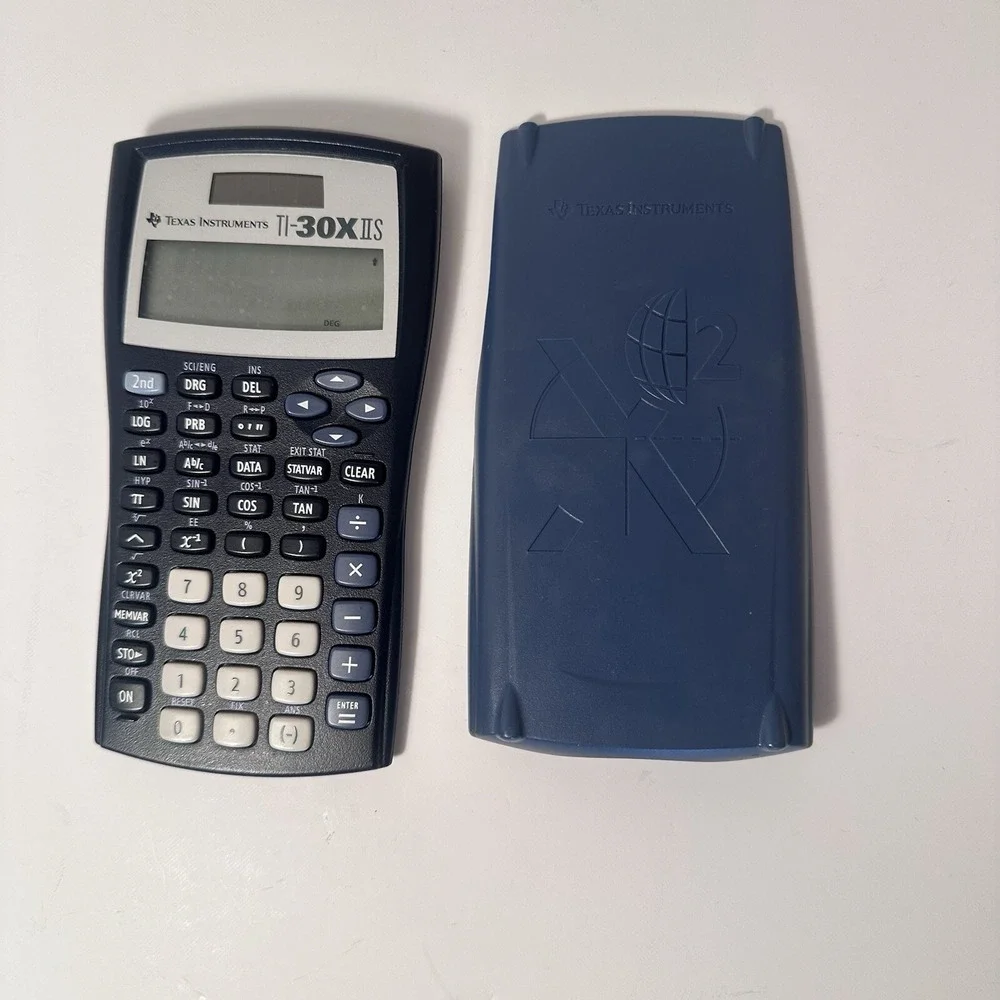 Texas Instruments Scientific Calculator TI-30X IIS Blue SAT ACT AP Tested Works